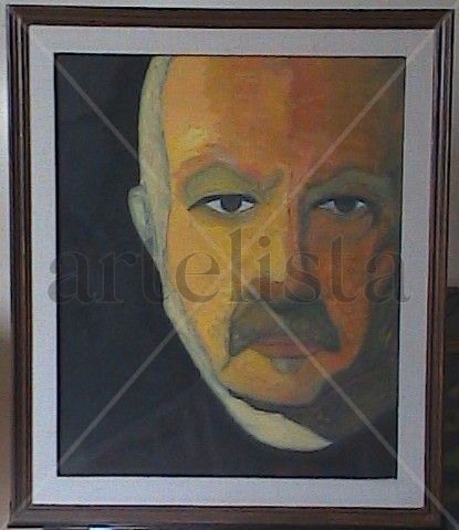 Un Astor Oil Canvas Portrait