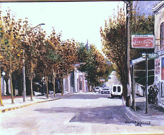 Plaza Artigas Oil Canvas Landscaping