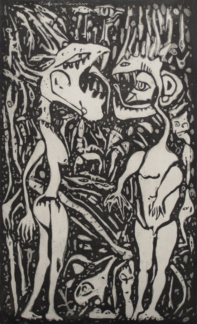 Conversación entre serpientes, (Conversation between snakes)