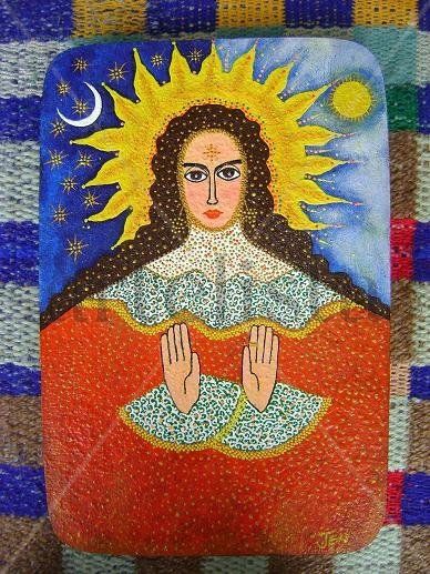 VIRGEN Acrylic Panel Portrait