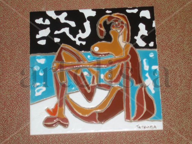 Mujer en la playa