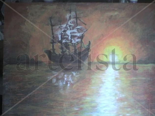 Barco en Atardecer.