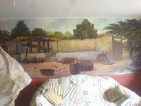 Mural interior de casa