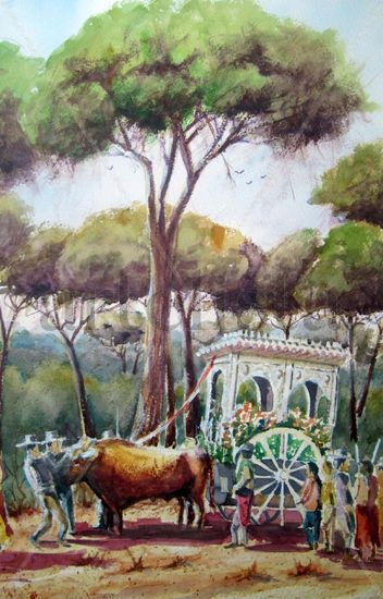 Por las arenas Watercolour Paper Landscaping