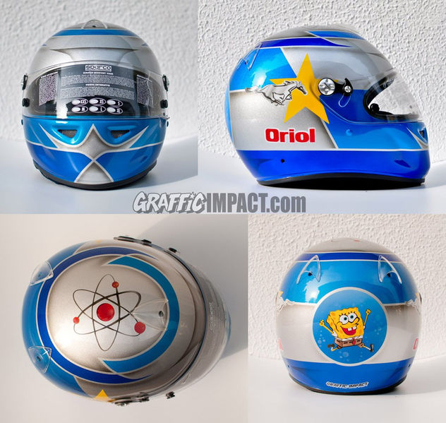 personalización casco de karting