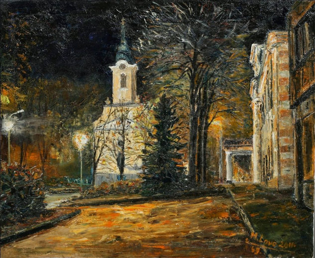 iglesia Oil Canvas Landscaping