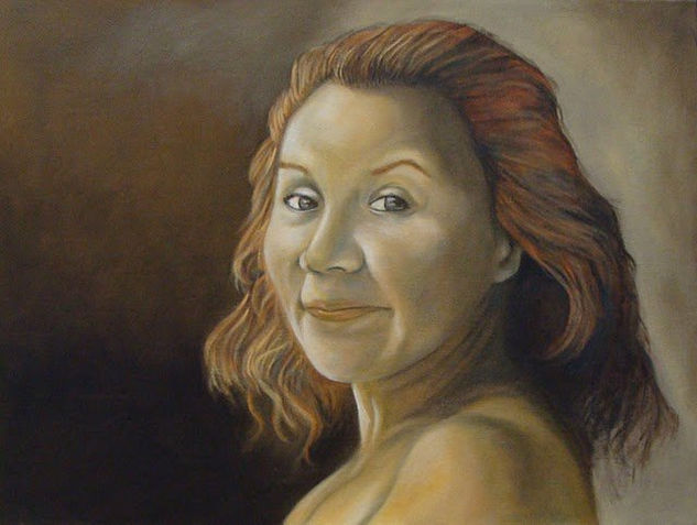 Caroline Oil Canvas Portrait