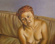 Desnudo en sofa