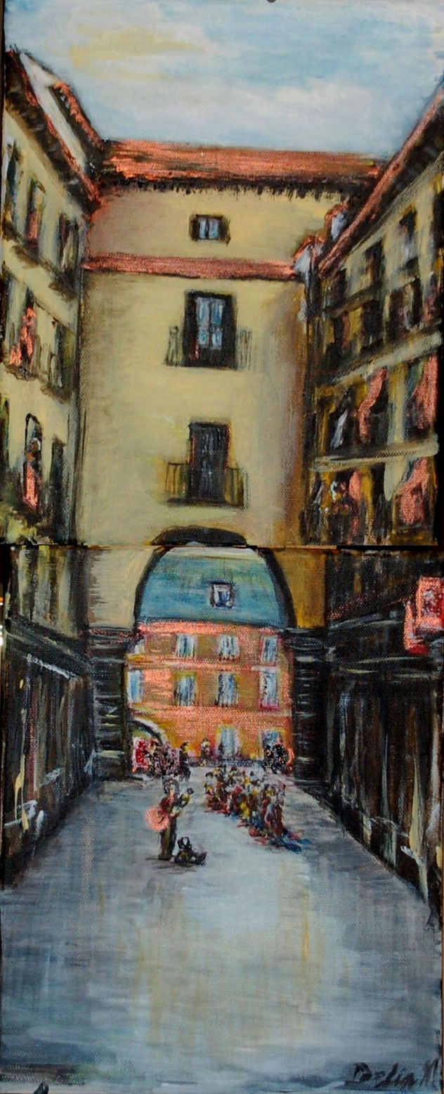 LLEGANDO A LA PLAZA MAYOR DE MADRID