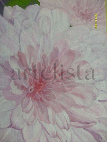 A toda luz Oil Canvas Floral Painting