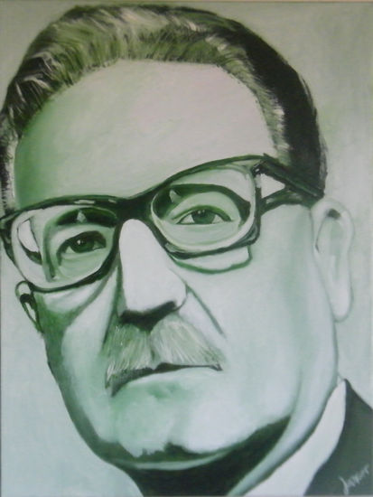 Presidente Allende Oil Canvas Landscaping