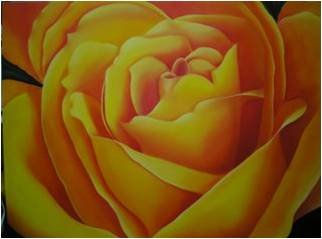 Maria Rosa Oil Canvas Floral Painting