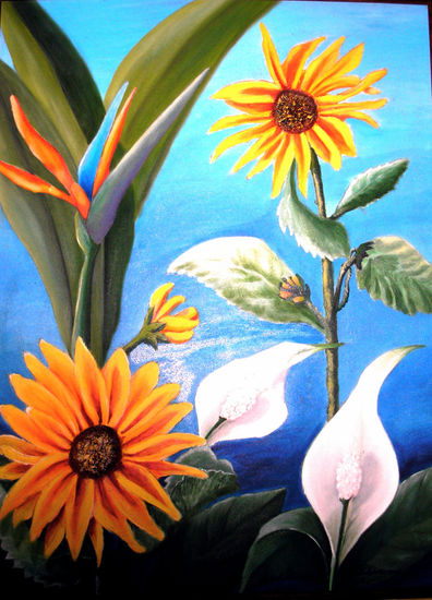 Ramos de flores Oil Canvas Floral Painting