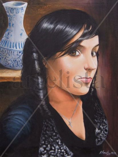 Neysa Oil Canvas Portrait