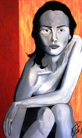 ASI ES EL CALOR Oil Panel Nude Paintings