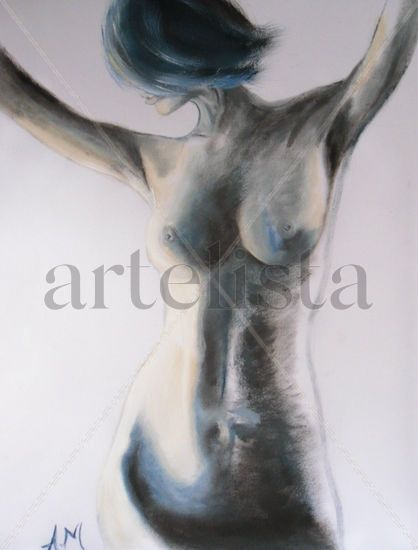 MARIA delirio Oil Paper Nude Paintings