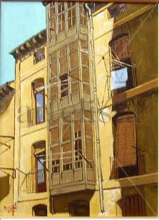 Balcones Óleo Lienzo Paisaje