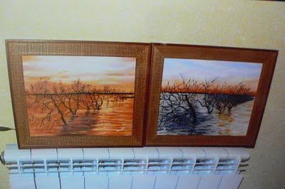 Las tablas de daimiel Oil Canvas Landscaping