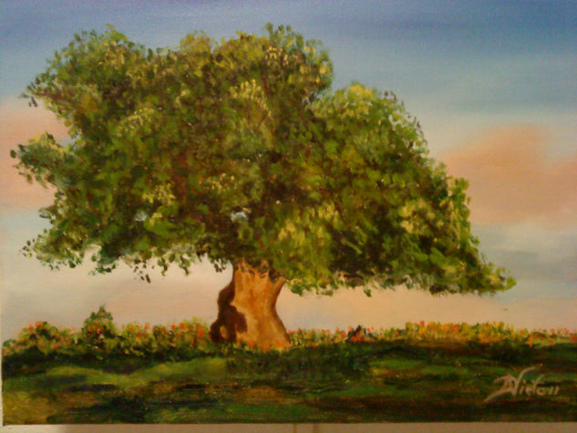 Encina Oil Canvas Landscaping