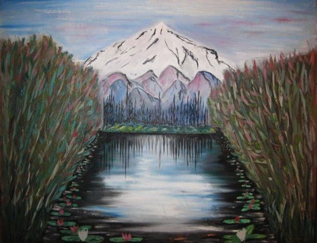 montaña blanca