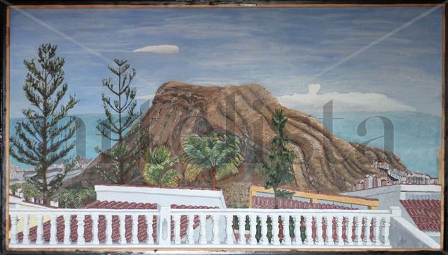 Desde la terraza Oil Canvas Landscaping