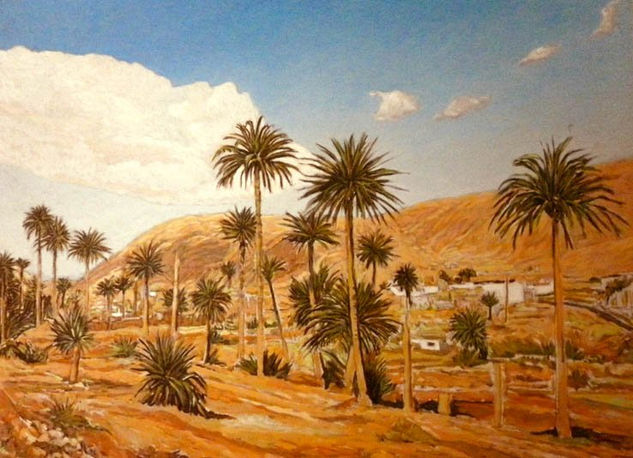 Caserío (Fuerteventura) Oil Canvas Landscaping