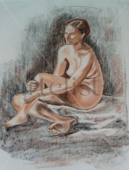 Desnudo Pastel Papel Desnudos