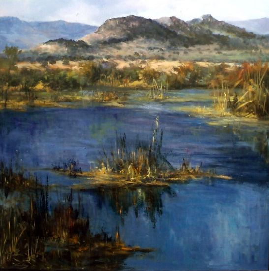 Laguna de Cuenca Oil Canvas Landscaping