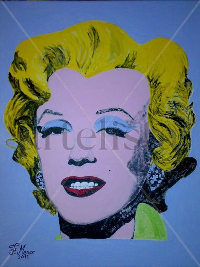 MARILYN MONROE Oil Canvas Others