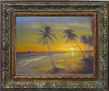 amanecer en la playa