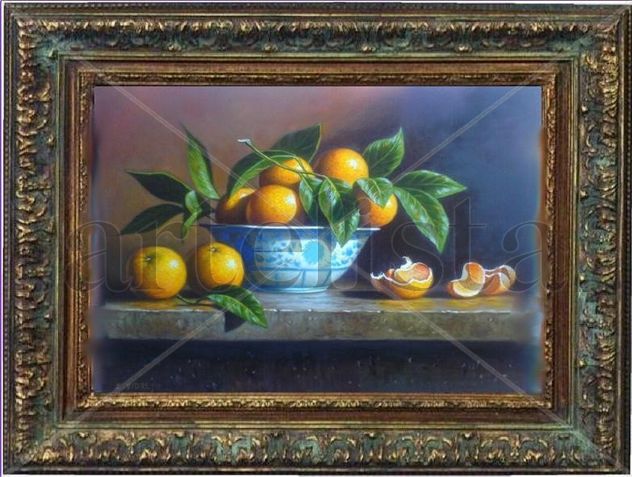 bodegon de naranjas