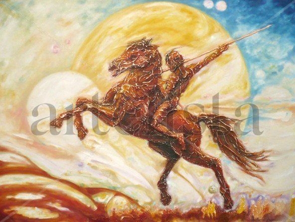 SAN JORGE TRIUNFANTE Oil Canvas Others