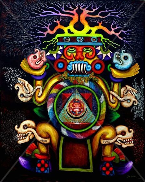 Aztec pachamama tlaloc