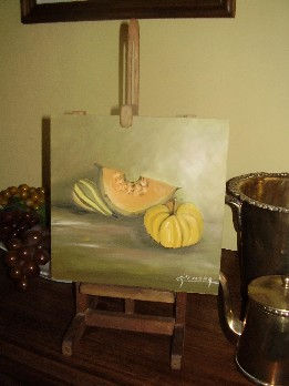 zapallos Oil Panel Still Life Paintings