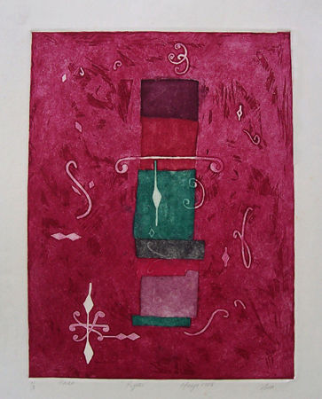 Rejas 1, Nora Fuentes Sarabia Etching Process