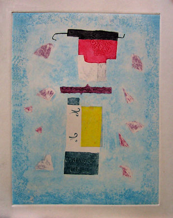 Nora Fuentes Sarabia. Rejas (6) Etching Process