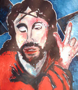 Le Christ portant sa croix d'après Solario Andréa
