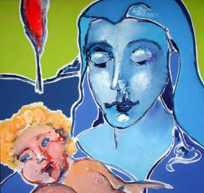 Vierge à l'enfant ( d'après BECCAFUMI )