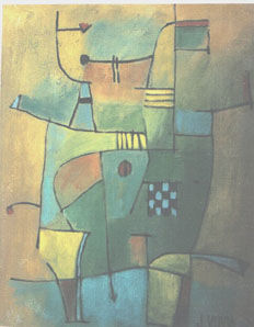 Abstracto 1 Acrylic Card Figure Painting