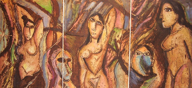 Homenaje a Picasso Triptico