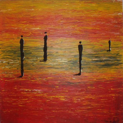 Das Rote Meer I ( Mar Rojo I ) Acrylic Canvas Others