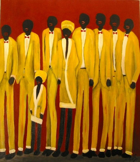 Die Gospel singer Acrylic Canvas Others