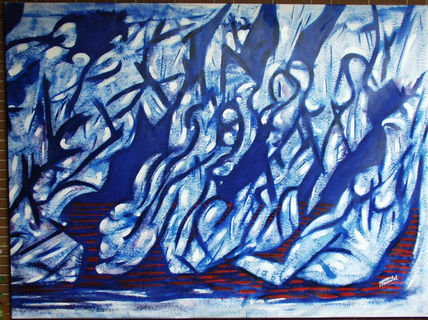 Auflösung in Blau (...