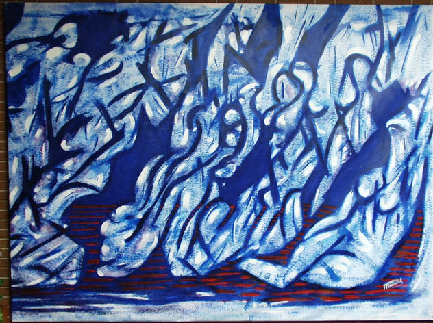 Auflösung in Blau ( Disolucion en Azúl)