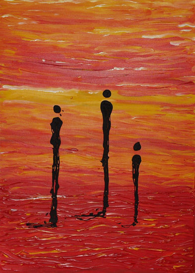 Das Rote Meer IV Acrylic Canvas Others