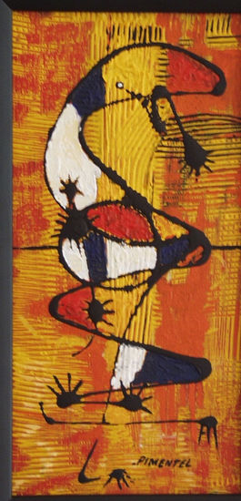 el pajaro y su Bandera Acrylic Glass Others