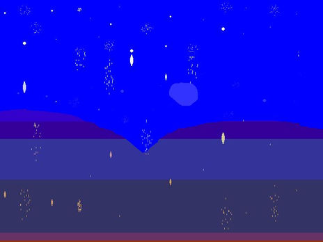 Noche estrellada.