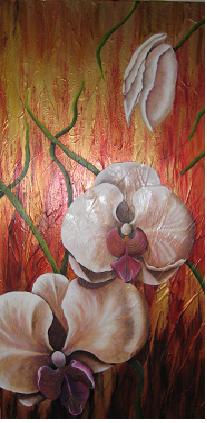 Pasion Oil Canvas Floral Painting