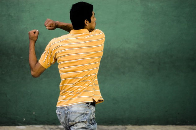 Alias "El Momo", gran pelotari mexicano de pelota vasca a mano Deportiva Color (Digital)