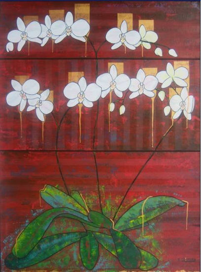 Mélancolie des Pensées Oil Canvas Floral Painting